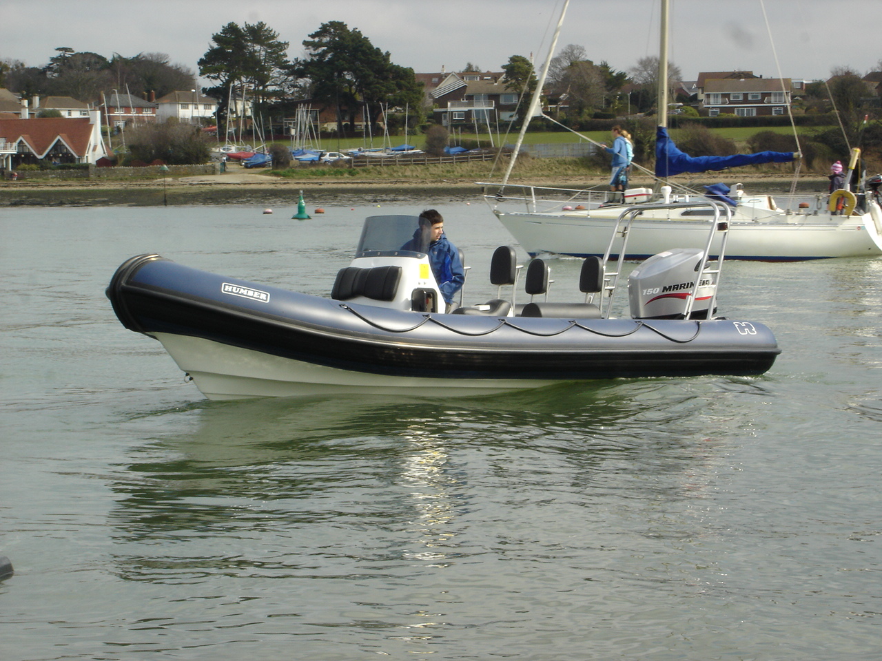 Humber 6.3 Ocean Pro Navy Blue Optimax « Ribs4u Rigid Inflatable Boat 